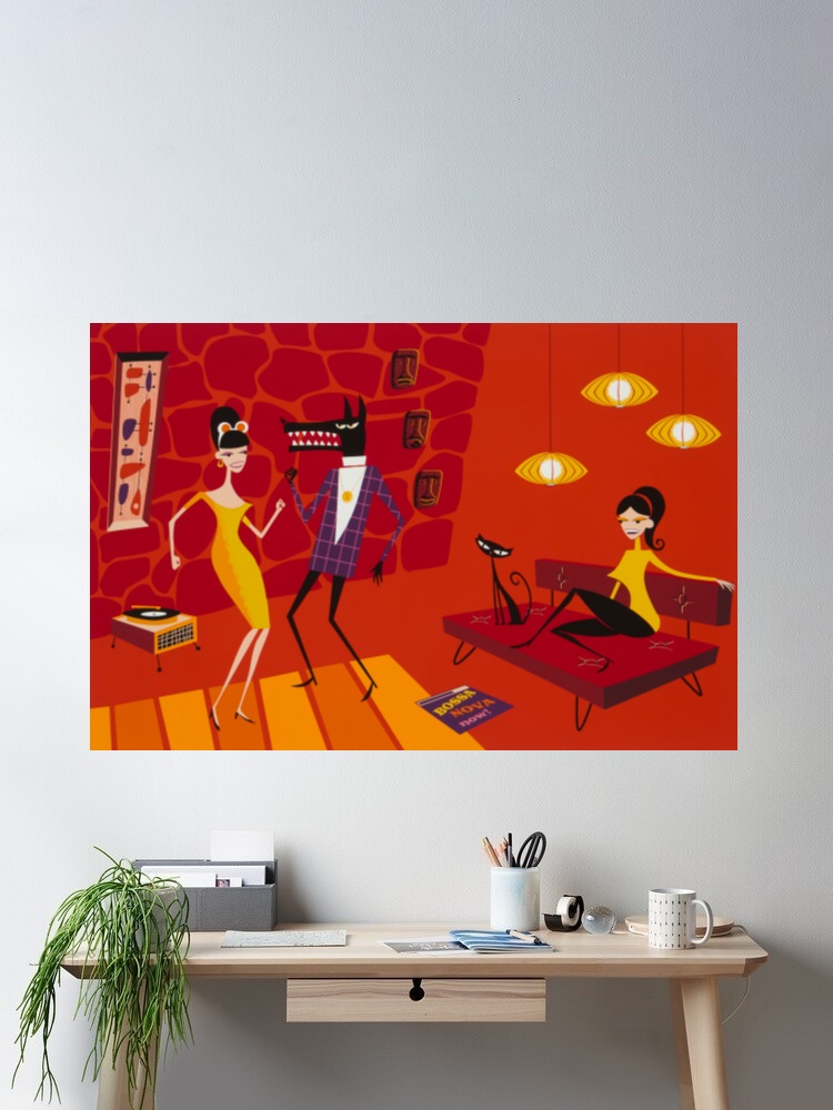 Nova Decor & Lighting Julestjerne - ジョシュ・アグレ・ボサ・ノバ・ナウ写真キャンバスポスター、家の装飾ウォールアート絵画