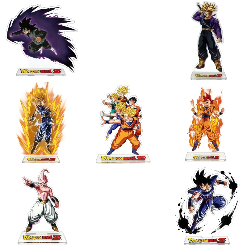 Lighting Decor Items - 漫画アニメドラゴンボールアクリルスタンド超サイヤ人透明高精細デスクトップ装飾部屋の装飾子供のおもちゃ
