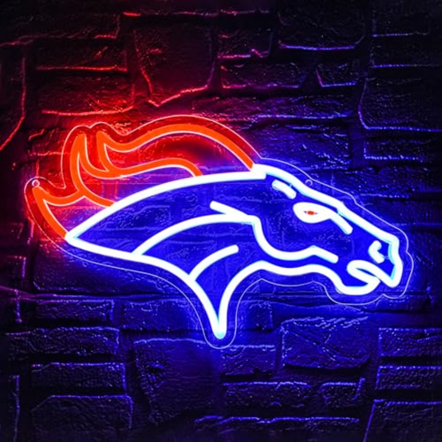 壁飾り用フットボールネオンサイン、男性用ルームやガレージ用フ - Garage Lighting Decor のレビューと価格