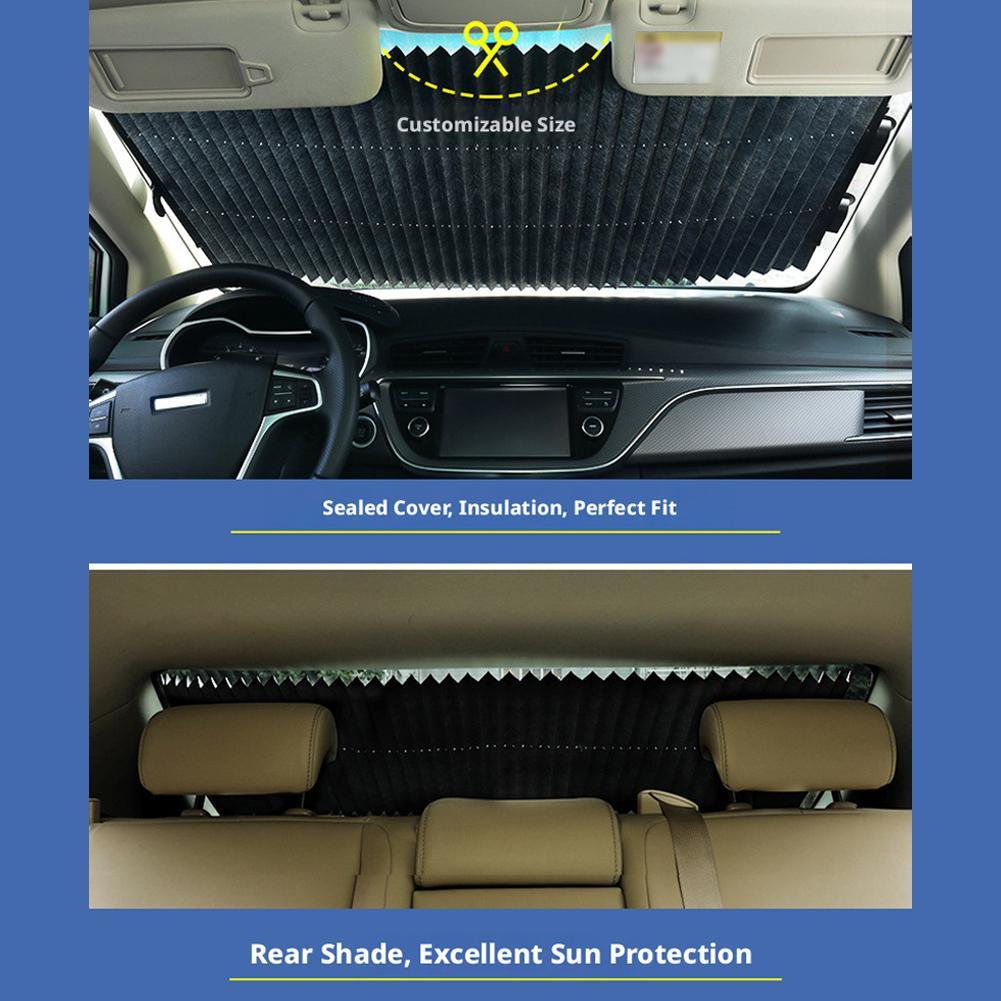 46-70cm 車用フロント/リアウィンドウサンシェード、フ - Lighting Jockey のレビューと価格