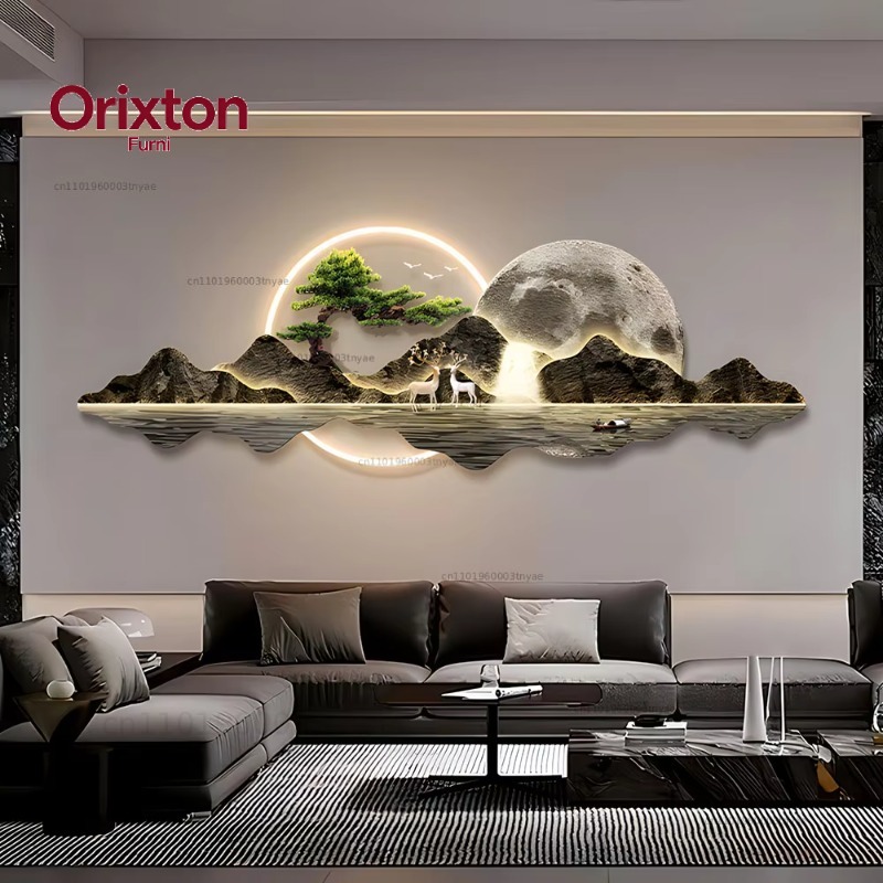 卸売 家庭用 LED照明付きウォールアート キャンバス ウォ - Home Decor Lighting Wholesale のレビューと価格