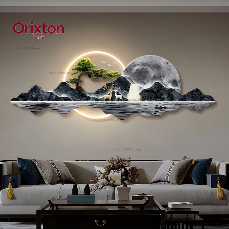 卸売 家庭用 LED照明付きウォールアート キャンバス ウォ - Home Decor Lighting Wholesale のレビューと価格