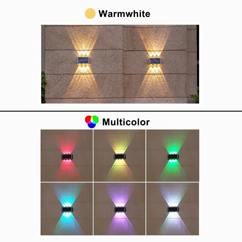 屋外ソーラーフェンスライト ソーラーウォールウォッシャーライ - Garage Lighting Decor のレビューと価格