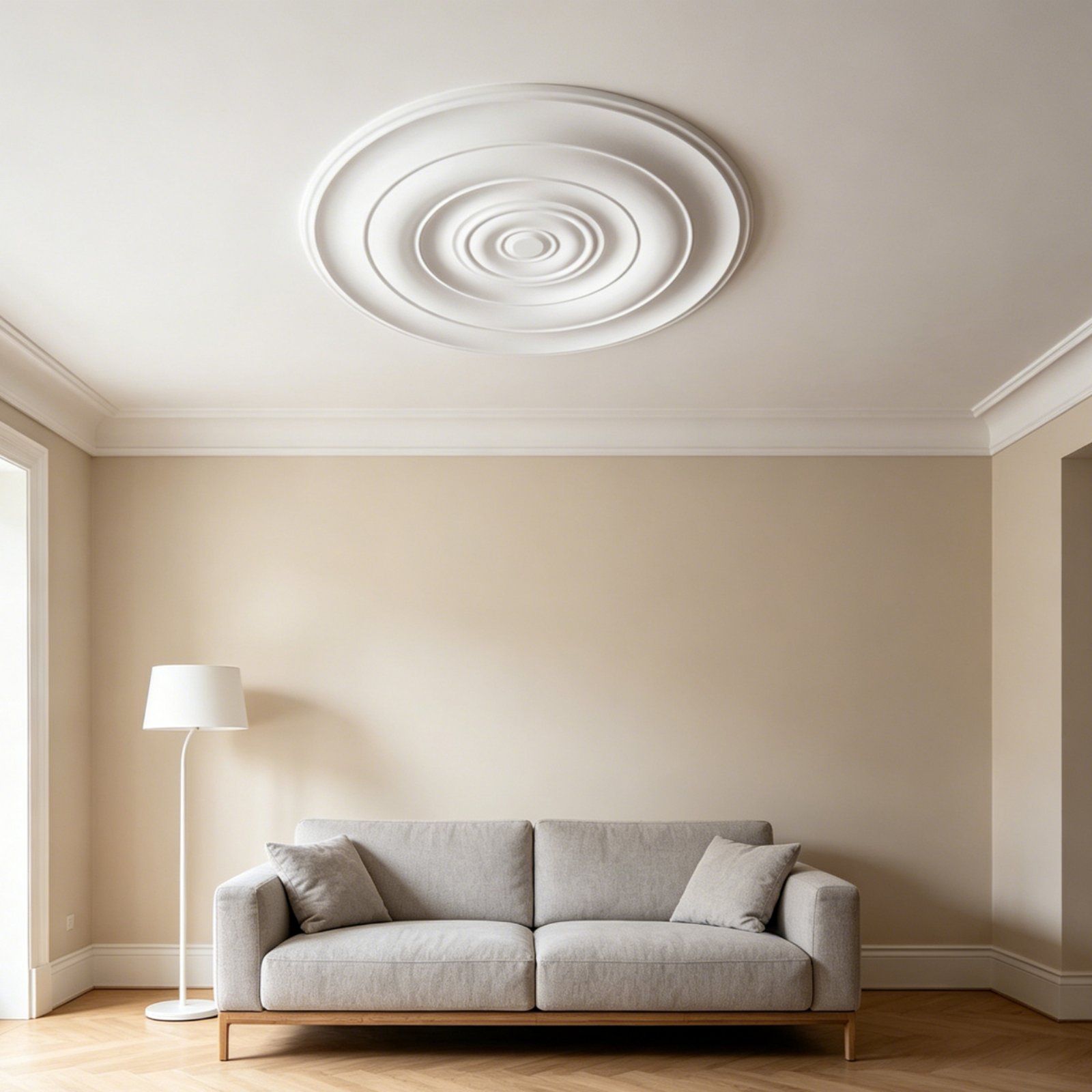 ラウンド天井メダリオンヨーロッパデザインPU天井装飾照明器具 - Lighting Decorative のレビューと価格