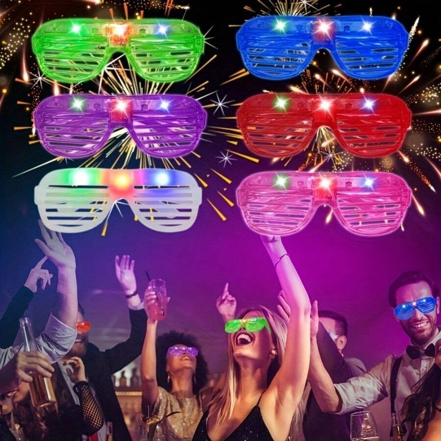 10-50 個 LED メガネライトアップメガネ 6 ネオン - Lighting Jockey のレビューと価格