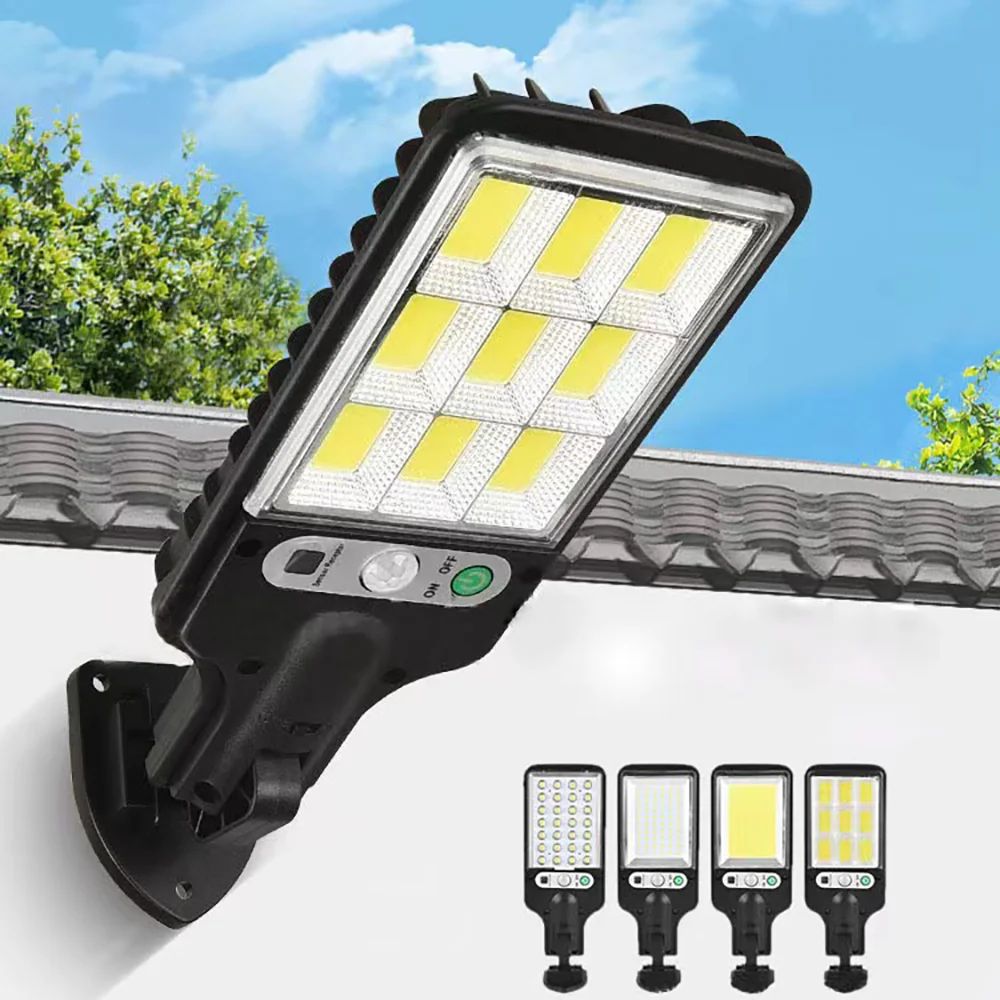PIR モーションセンサー街路灯ソーラー LED ライト屋外 - Garage Lighting Decor のレビューと価格