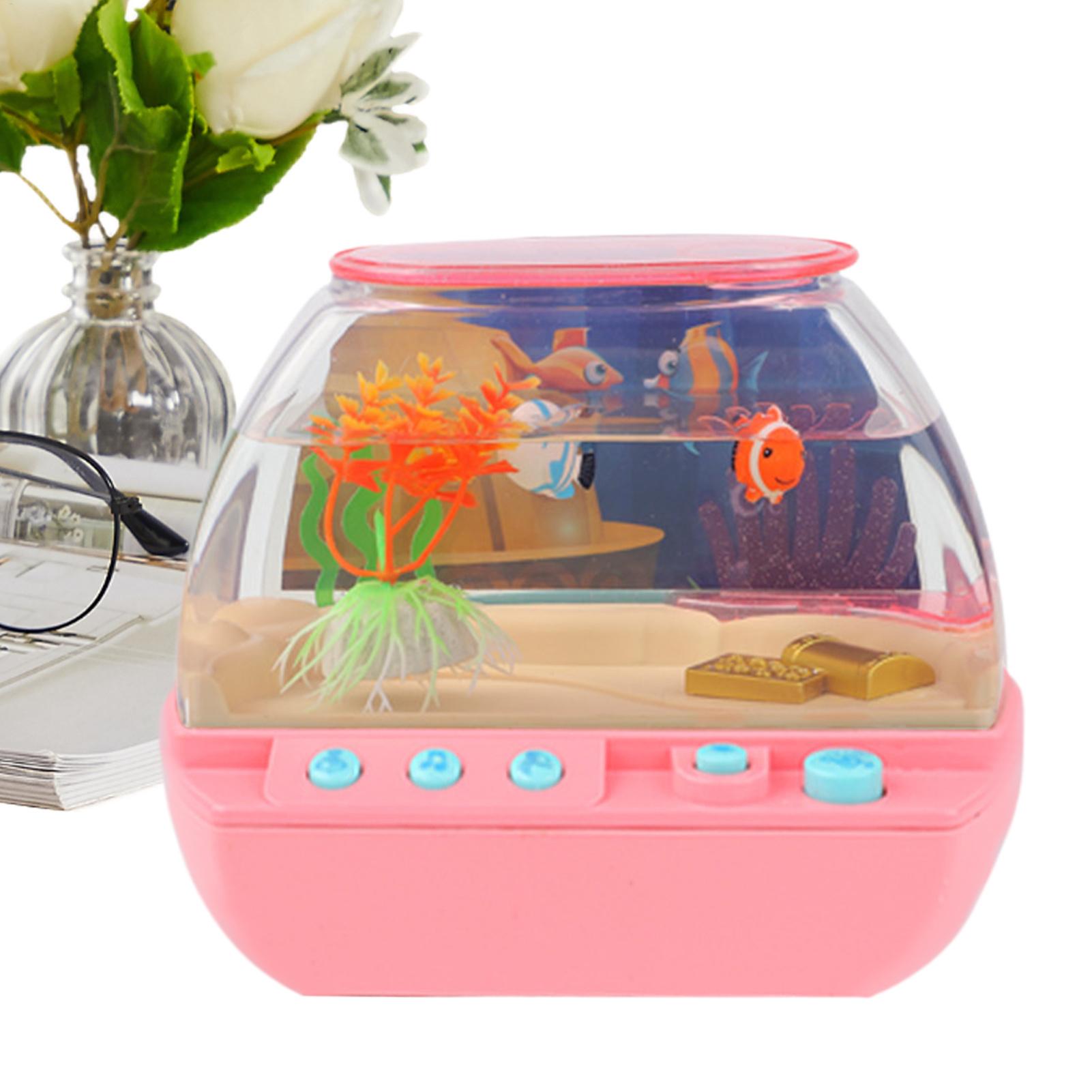 おもちゃの水槽 ホームデコレーション 音楽と光付き 模擬水槽 - Lighting Decorative のレビューと価格