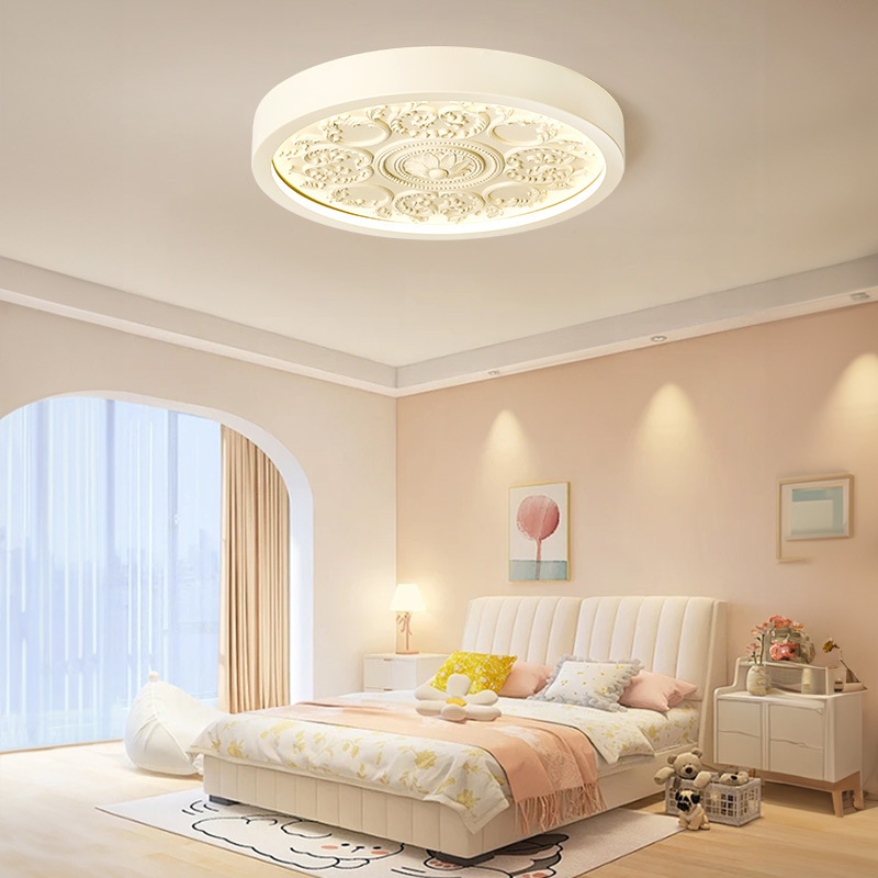 ヴィンテージフランス製クリーム色の彫刻が施された芸術的な天井 - Home Decor Lighting Wholesale のレビューと価格