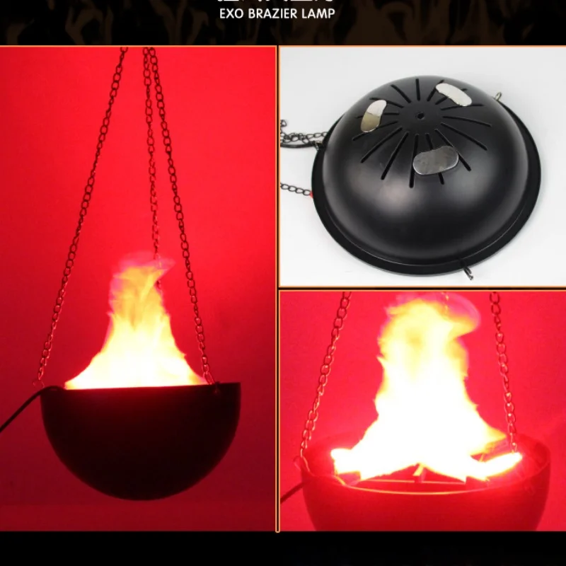 3Dフェイクフレームランプシミュレーション火鉢装飾電気炎ライ - Lighting Decor Items のレビューと価格