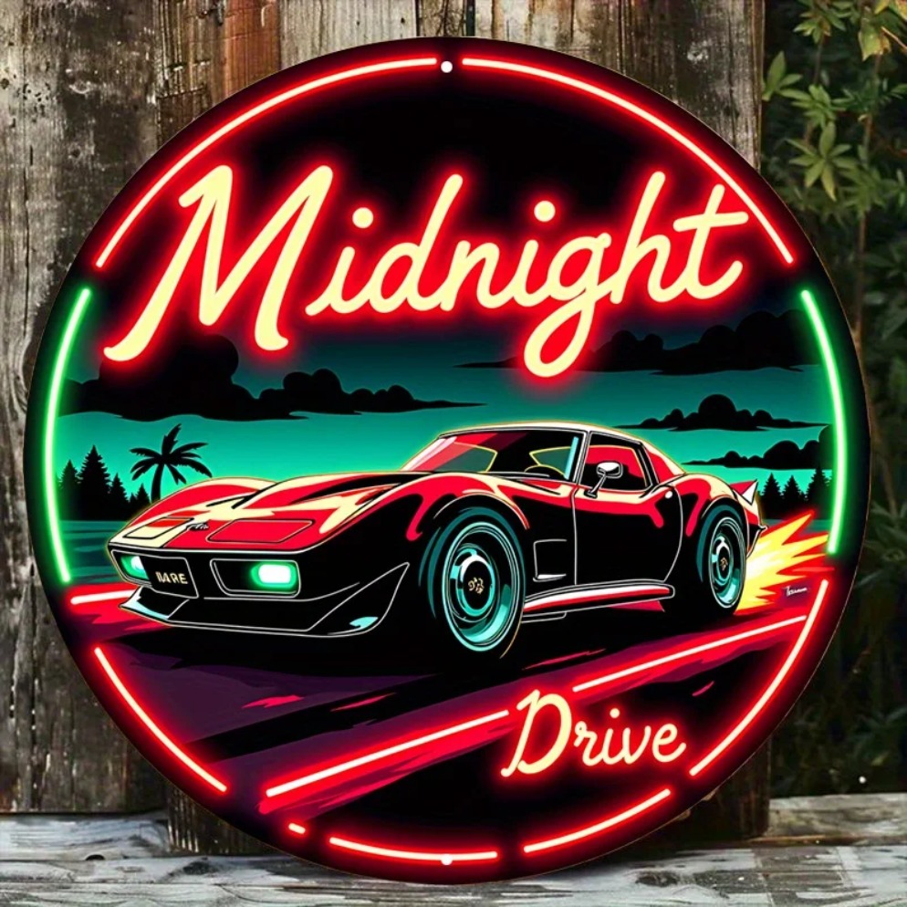 ヴィンテージネオンカーサイン ミッドナイトドライブ – レト - Lighting Decor Items のレビューと価格