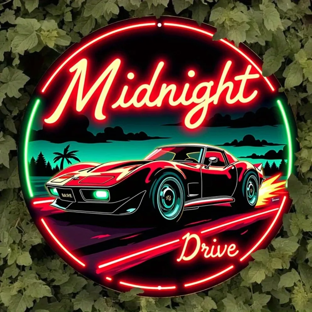 ヴィンテージネオンカーサイン ミッドナイトドライブ – レト - Lighting Decor Items のレビューと価格