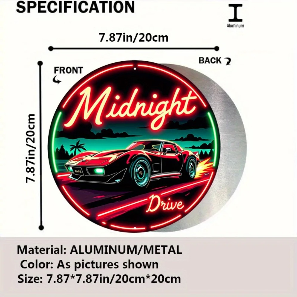 ヴィンテージネオンカーサイン ミッドナイトドライブ – レト - Lighting Decor Items のレビューと価格